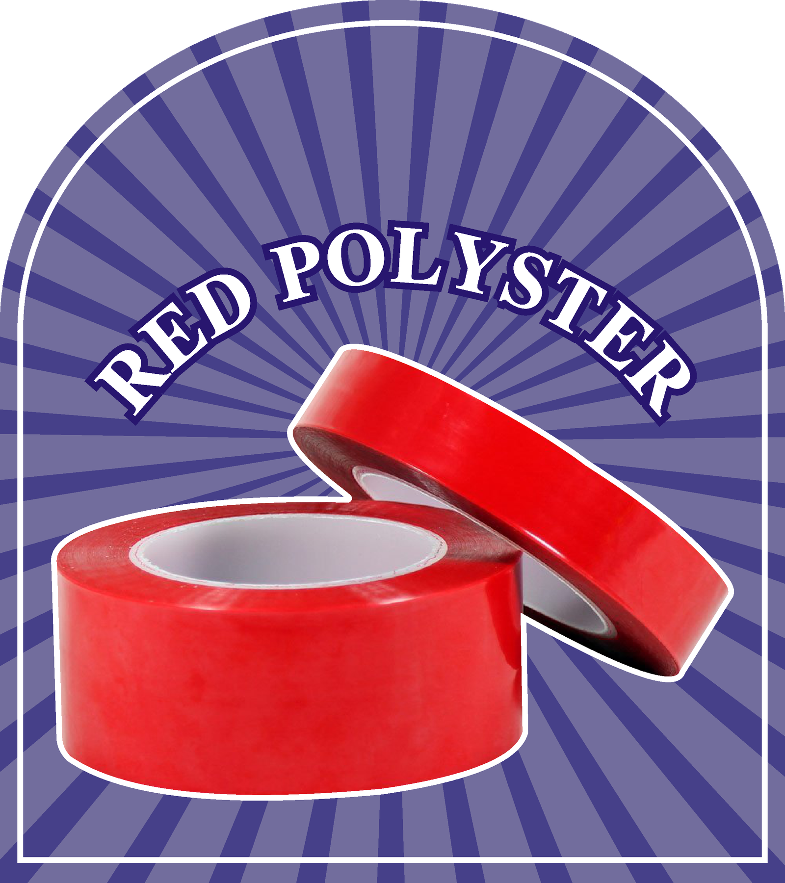 red polyster tape